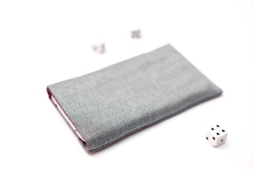 Microsoft Lumia 950 sleeve case pouch light denim Microsoft Lumia 950 sleeve case pouch light denim