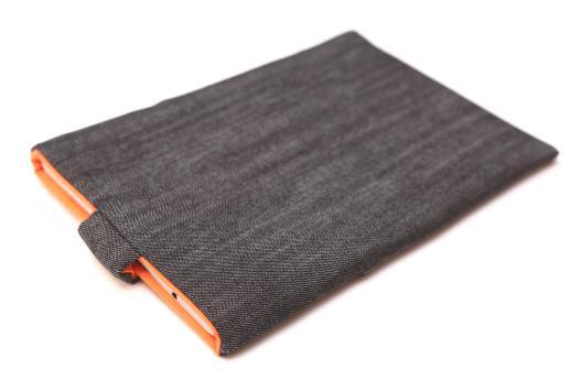 Apple iPad Pro 10.5 (2017) case sleeve pouch dark denim with magnetic closure and pocket Apple iPad Pro 10.5 (2017) case sleeve pouch dark denim with magnetic closure and pocket