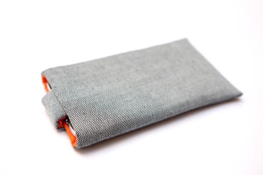OnePlus 3 sleeve case pouch light denim with magnetic closure OnePlus 3 sleeve case pouch light denim with magnetic closure