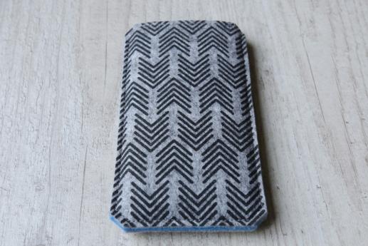 OnePlus 3 sleeve case pouch light felt black arrow pattern OnePlus 3 sleeve case pouch light felt black arrow pattern