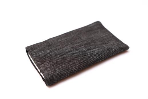 Samsung Galaxy Alpha sleeve case pouch dark denim with pocket Samsung Galaxy Alpha sleeve case pouch dark denim with pocket