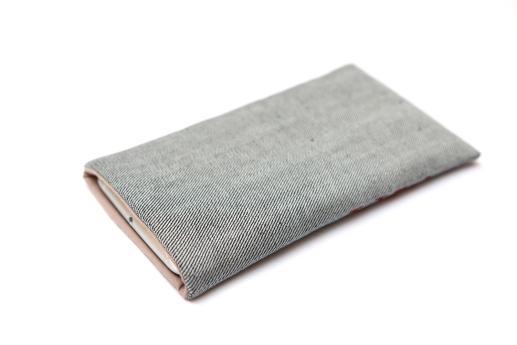 Xiaomi Redmi Pro sleeve case pouch light denim with red ornament Xiaomi Redmi Pro sleeve case pouch light denim with red ornament