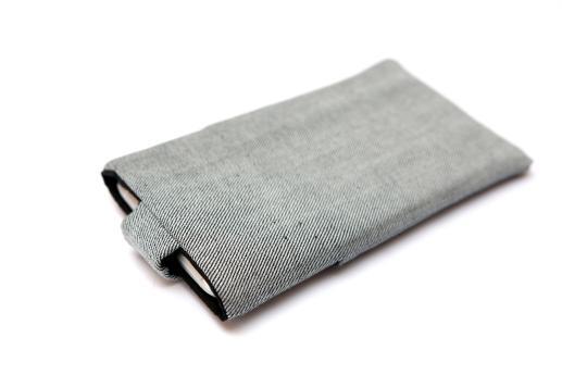 Google Pixel sleeve case pouch light denim magnetic closure pocket black cat and dog Google Pixel sleeve case pouch light denim magnetic closure pocket black cat and dog