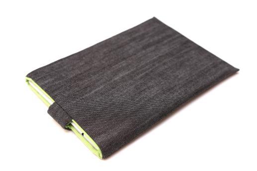 Samsung Galaxy Tab A 7.0 case sleeve pouch dark denim with magnetic closure Samsung Galaxy Tab A 7.0 case sleeve pouch dark denim with magnetic closure