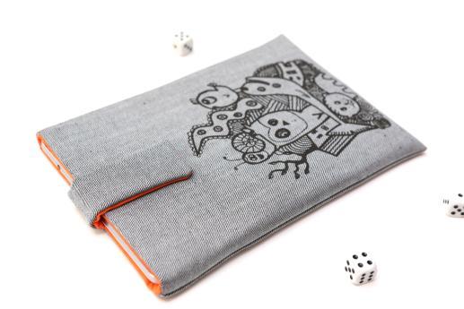Samsung Galaxy Tab S2 8.0 case sleeve pouch light denim magnetic closure black animals Samsung Galaxy Tab S2 8.0 case sleeve pouch light denim magnetic closure black animals