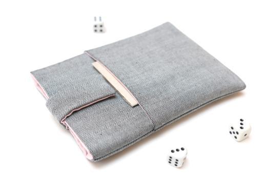 Kindle Paperwhite sleeve case ereader light denim with magnetic closure and pocket Kindle Paperwhite sleeve case ereader light denim with magnetic closure and pocket
