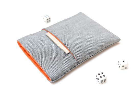 Kindle Paperwhite sleeve case ereader light denim with pocket Kindle Paperwhite sleeve case ereader light denim with pocket