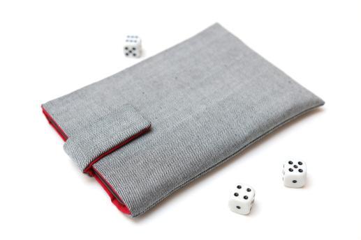 Kobo Aura ONE sleeve case ereader light denim with magnetic closure Kobo Aura ONE sleeve case ereader light denim with magnetic closure