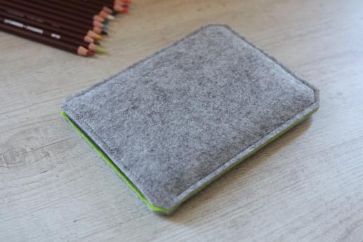 Kobo Touch sleeve case ereader light felt pocket black cube pattern Kobo Touch sleeve case ereader light felt pocket black cube pattern