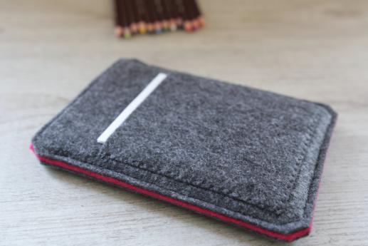 Kobo Glo HD sleeve case ereader dark felt pocket Kobo Glo HD sleeve case ereader dark felt pocket