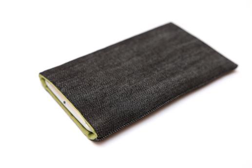 Motorola Nexus 6 sleeve case pouch dark denim white Nexus logo Motorola Nexus 6 sleeve case pouch dark denim white Nexus logo