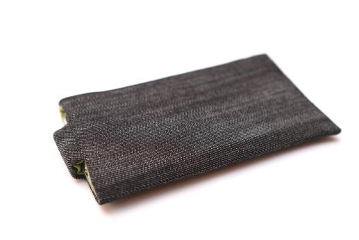 Apple iPhone 11 sleeve case pouch dark denim with magnetic closure Apple iPhone 11 sleeve case pouch dark denim with magnetic closure