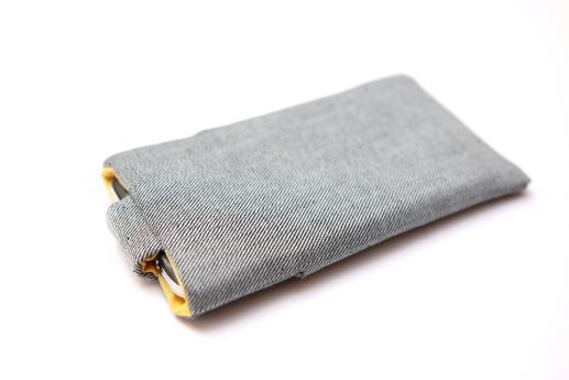 Apple iPhone 11 sleeve case pouch light denim with magnetic closure and pocket Apple iPhone 11 sleeve case pouch light denim with magnetic closure and pocket